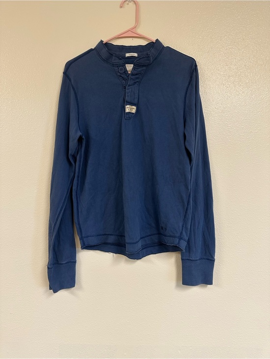 Abercrombie & Fitch Other - Y2K Abercrombie & Fitch Navy Henley Shirt